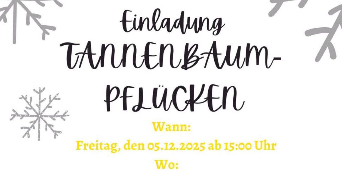 Tannenbaumpflücken 2025 Elektro Muttersbach Flensburg | Elektriker für Industrie- und Hauselektrotechnik